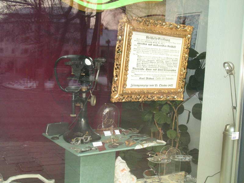 Brillen seit 1790 und Thorner-Refraktometer